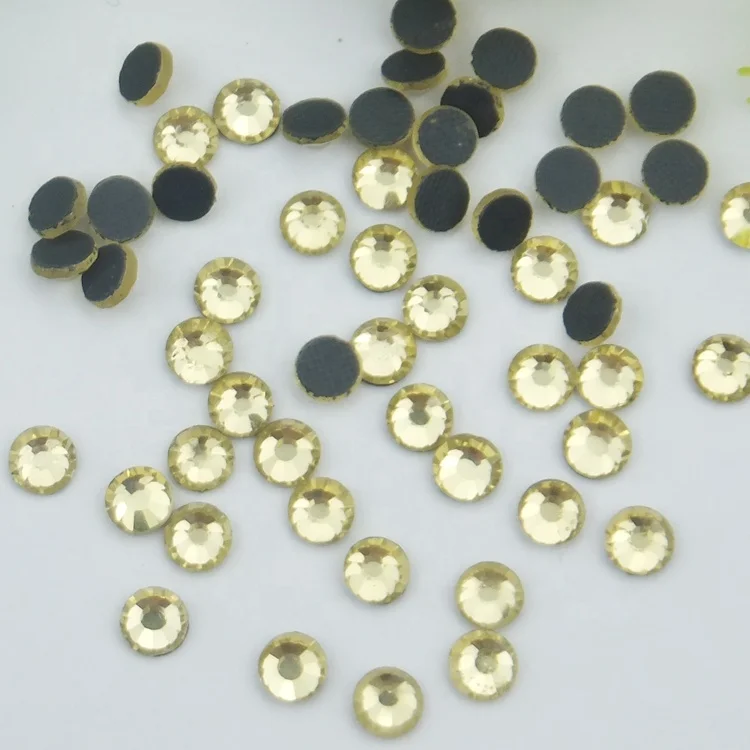 wholesale hotfix rhinestones bulk DMC hotfix crystal capri blue stone rhinestone iron on for garment dresses shoes