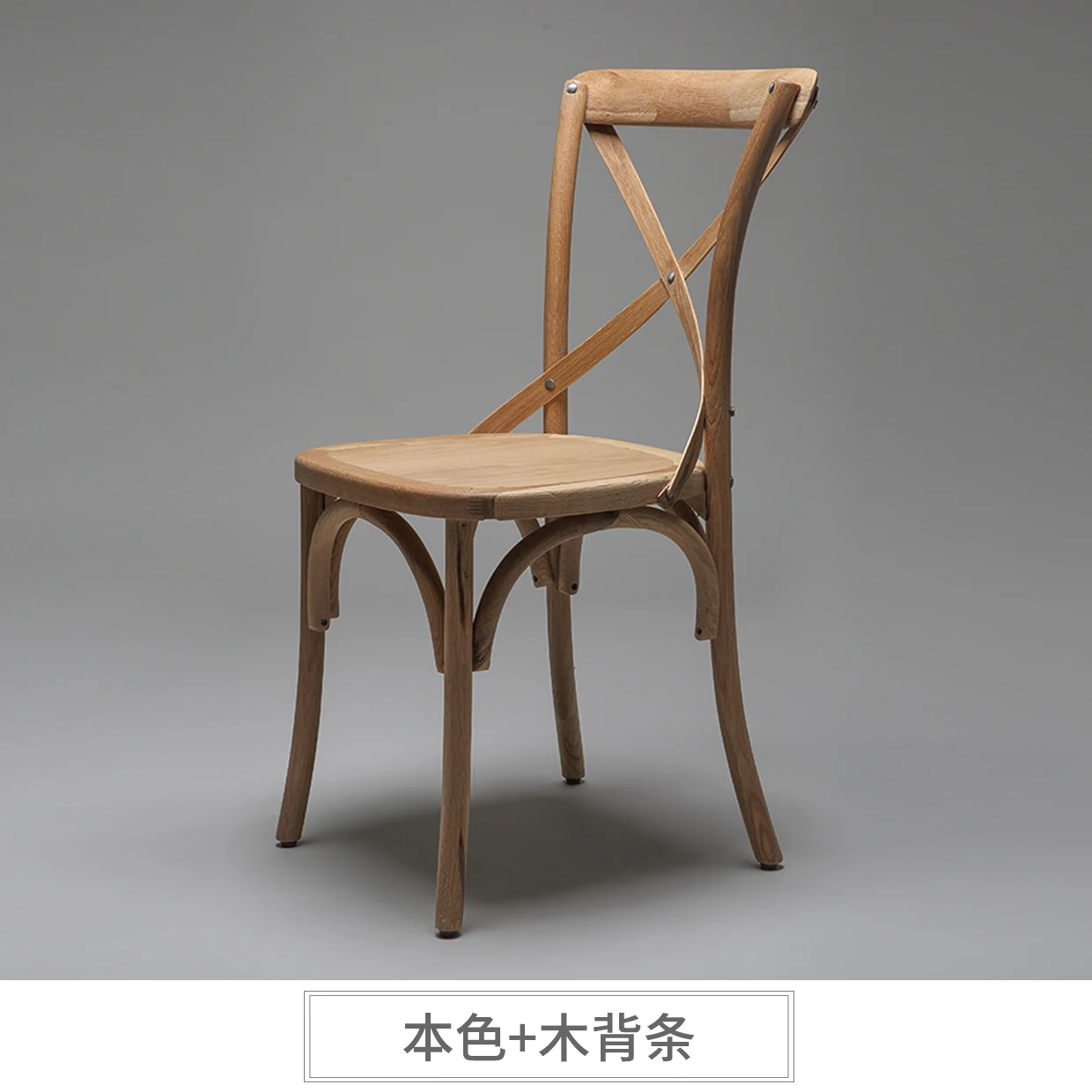 Dreamhause Nordic Solid Wood Dining Chair Home Restaurant Retro French American Country Style Back Chair In Stock For Sale