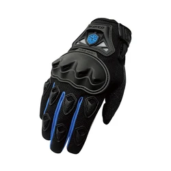 Summer Motorbike Glove Knuckle Protection Waterproof Touch Screen Non-Slip Full Finger Motorcycle Racing Gloves