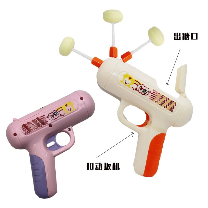 HY Toys send children candy grab toy Tiktok the same network red fire bullets lollipop collection gifts