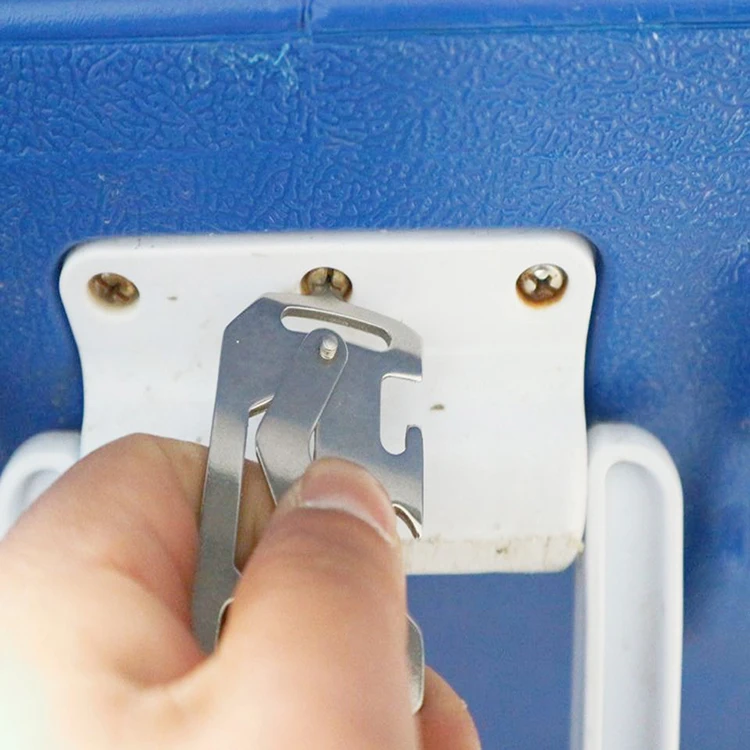 EDC Keychain Multitool Pry Bar Key Holder Keysmart Pocket Clip Pocket Tools With Bottle Opener Belt Cutter