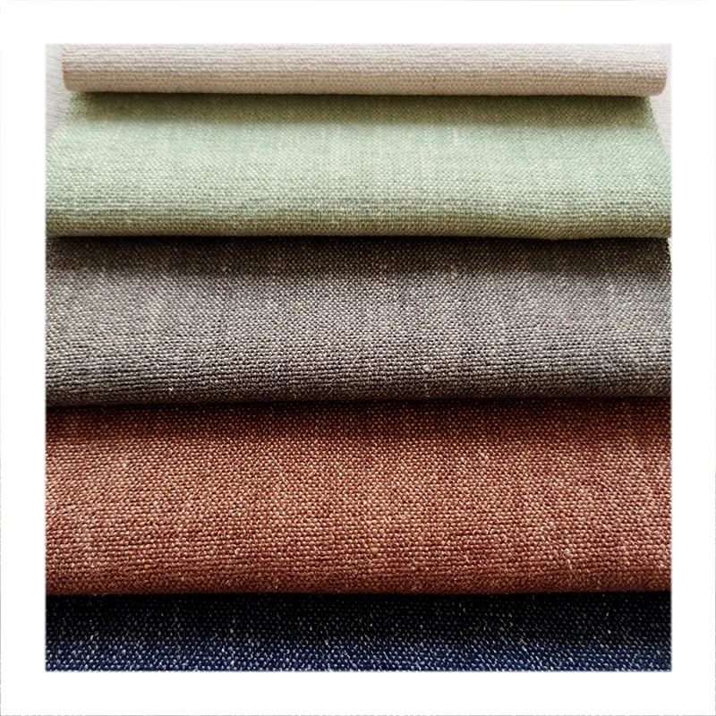 Simple Style Chenille Linen Sofa Fabric Upholstery Cloth for Furniture