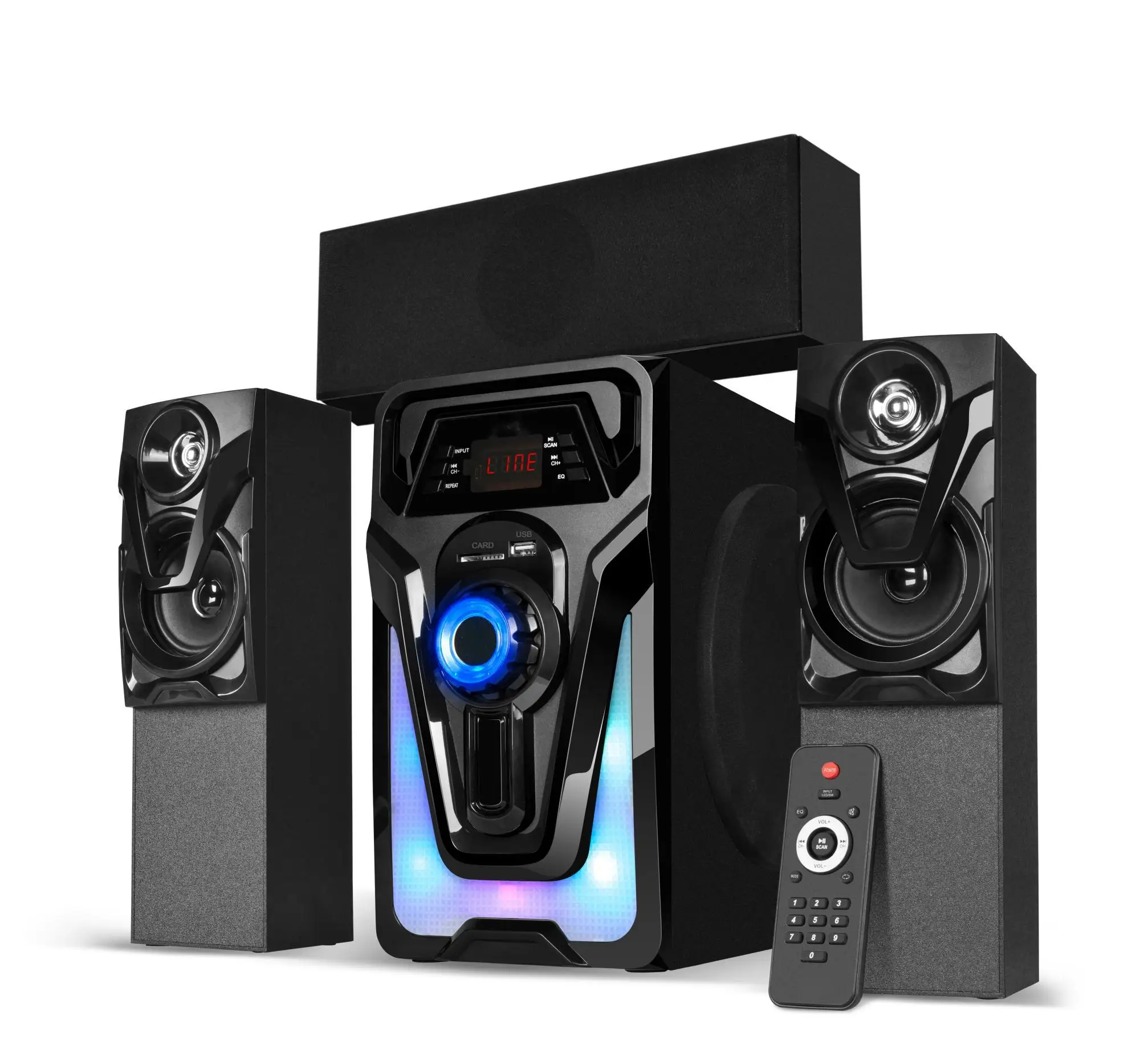 3.1 professional home theater audio system woofer speakers hight power