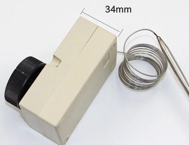 Taidacent -30-110C Dial Temperature Controller Temperature Regulator Knob Thermostat Temperature Control Switch for Heater