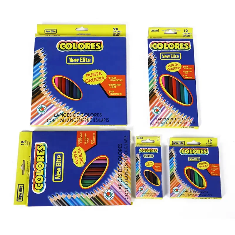 Non-Toxic Environmental Protection Set De Arte Pencil Multicolor School Wood Drawing Lapices Colores