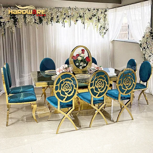 Модная Банкетная мебель для праздника, свадебные столы, стекло для продажи