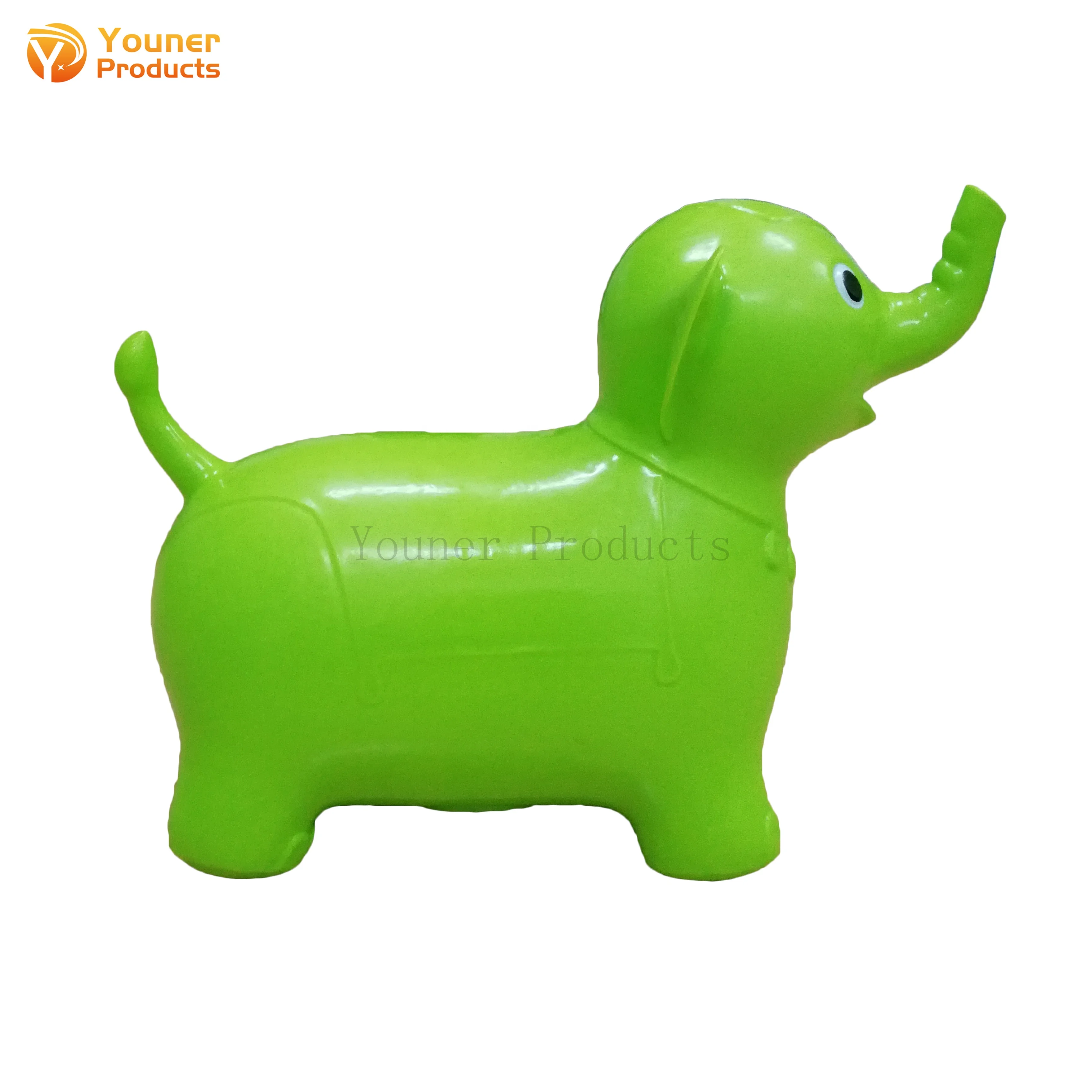Wholesale Bouncy Jumping Animal Elephant Toys Hopper Kids Inflatable Jumping Horse