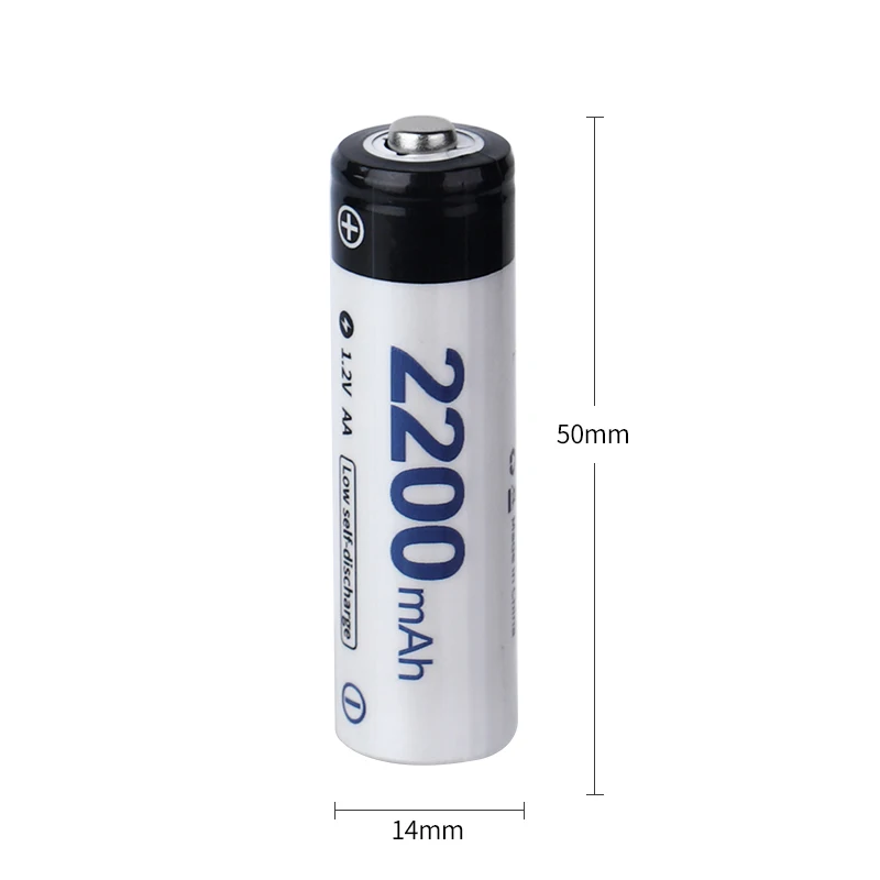 Best Price 4-Slot 1.2V AA 2200mAh Ni-MH Rechargeable Battery for Consumer Electronics Home Appliances Toy Cars Flashlights