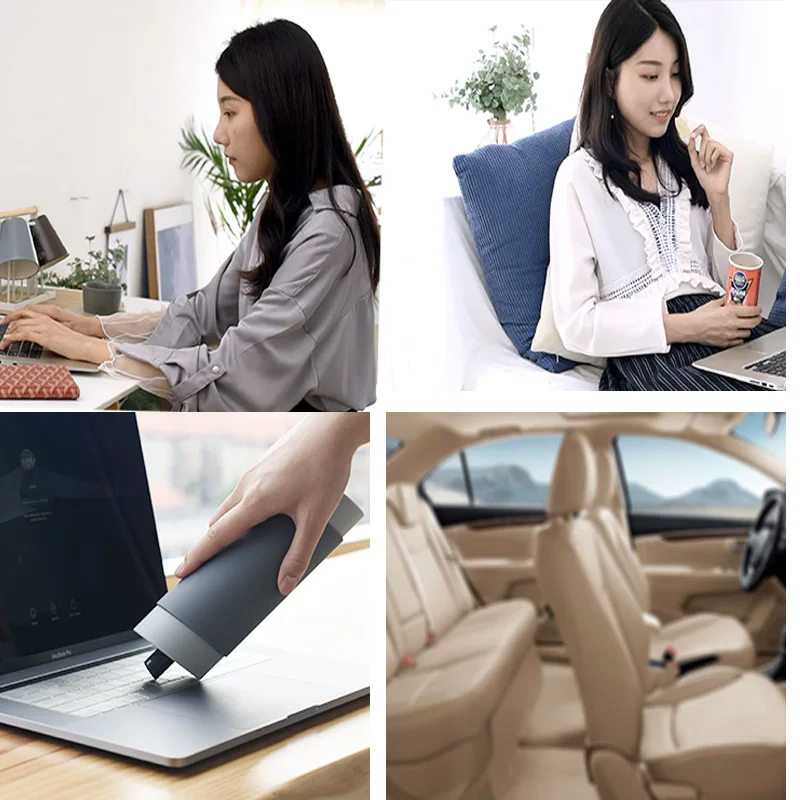 Portable USB Vacuum Cleaner for Home Car Office Pet House with Cyclone Filter Wet & Dry Function for Hotels and RVs