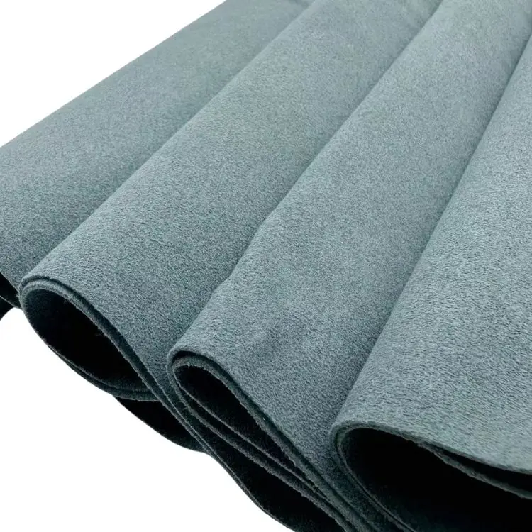 Factory wholesale Upholstery Leatheraire Technical Cloth Synthetic Suede Fabric Leather for Sofas Furniture Free samples