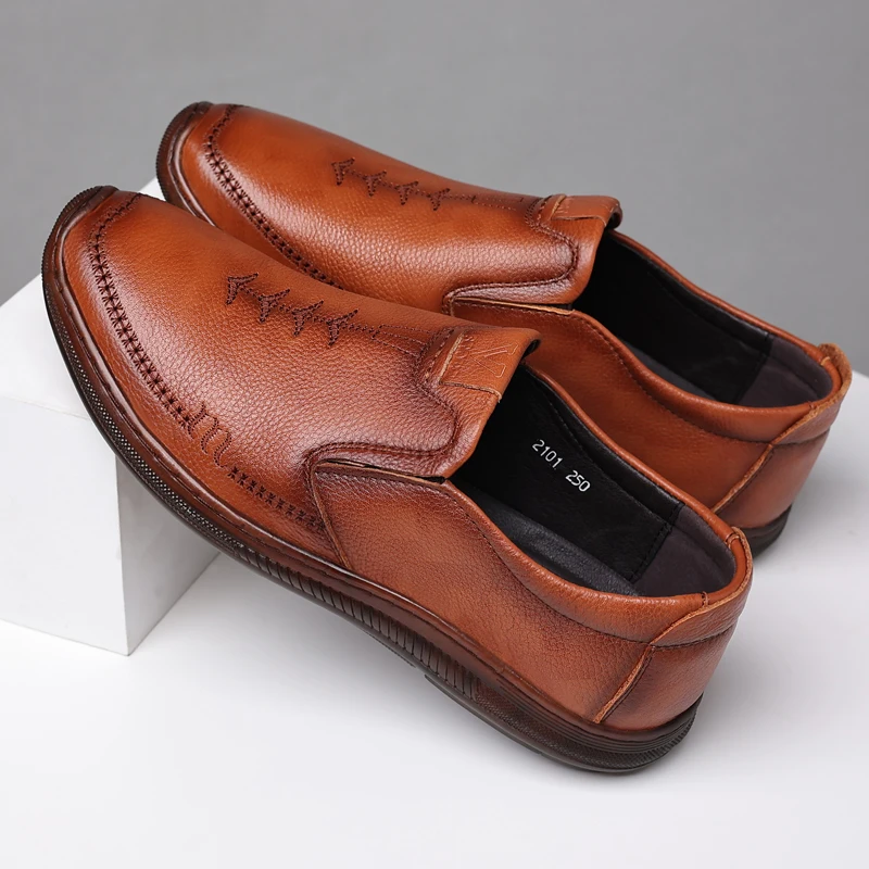 High quality Fashionable Italian Business Shoes for men GENUINE LEATHER Oxfords Dress Men Shoes