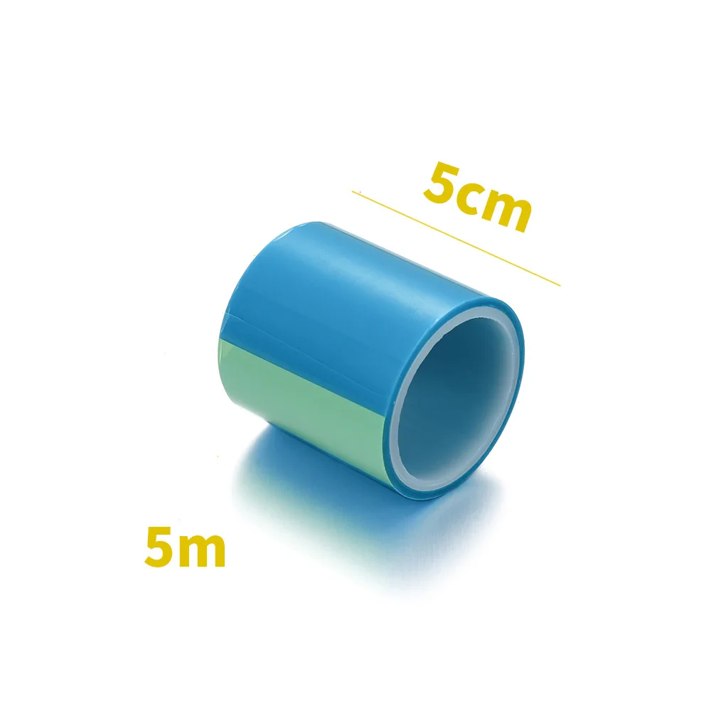 5 meter polyester tape is suitable for UV epoxy resin process tape blue Traceless fixed tape