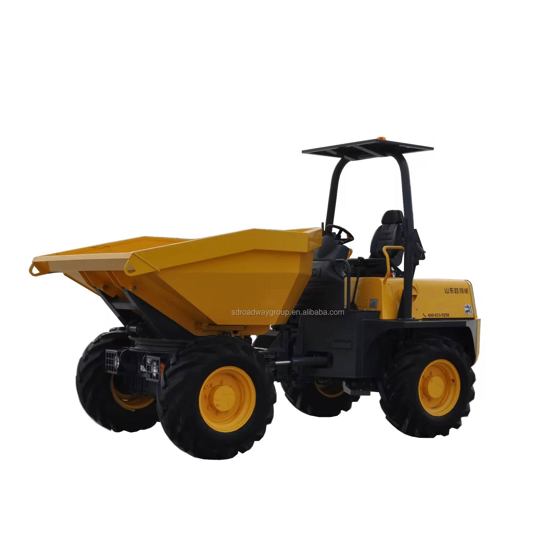 High Quality Yanmar engine four wheel drive mini dumper mini loader for sale
