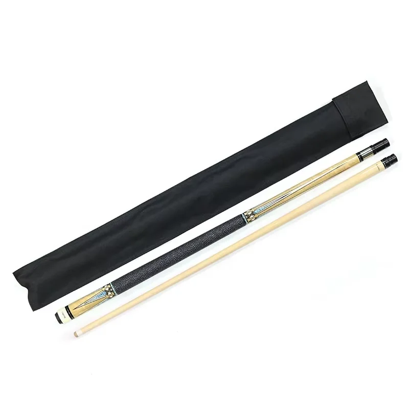 TQG-150 Pool Game Billiard Kit 1PC Uni-Lock Maple Cue Stick 1PC Canvas Bag Carbon Fiber Ash Material 9mm Brass Tip Steel Joint