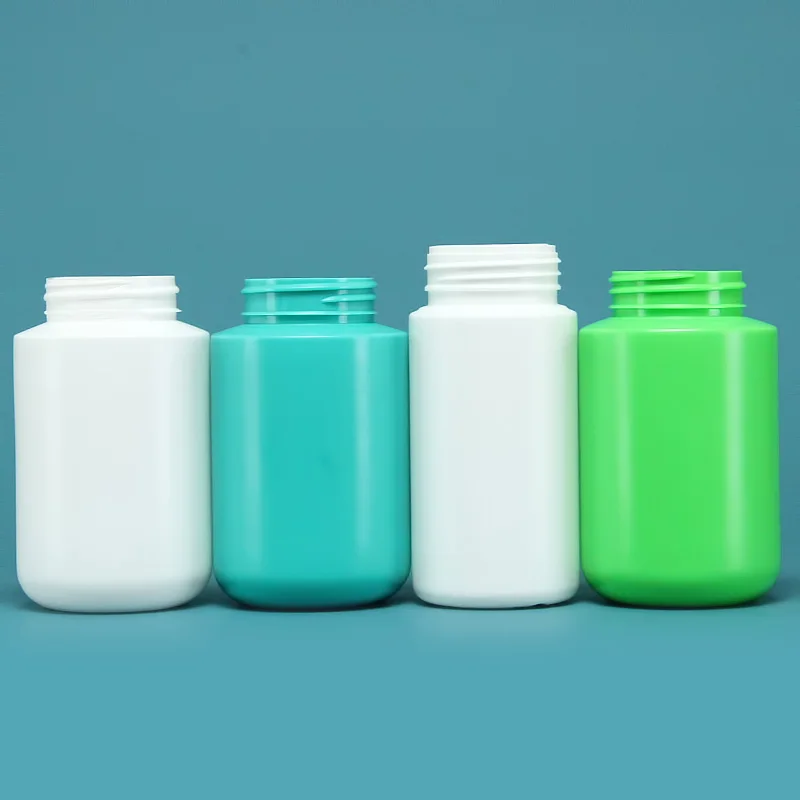 Wholesale Price Colorful Cylinder Shape  Capsule Vitamin Medicine Supplement  empty plastic capsule shaped bottle