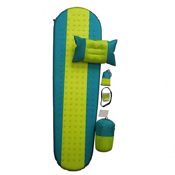 Ultra light outdoor camping mat tpu inflatable mattress persom ultralight portable sleeping pad airbed new