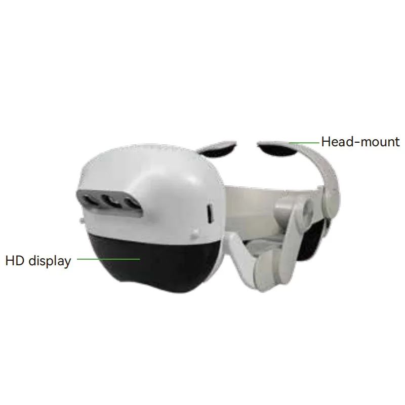 Head-mount 3D Electronic Loupe with Magnification Power and Recording Capabilities HD 1080P  Eyes-front Display 3X/6X