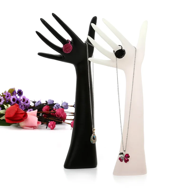 Resin long hand mannequin ring bracelet necklace jewelry display props
