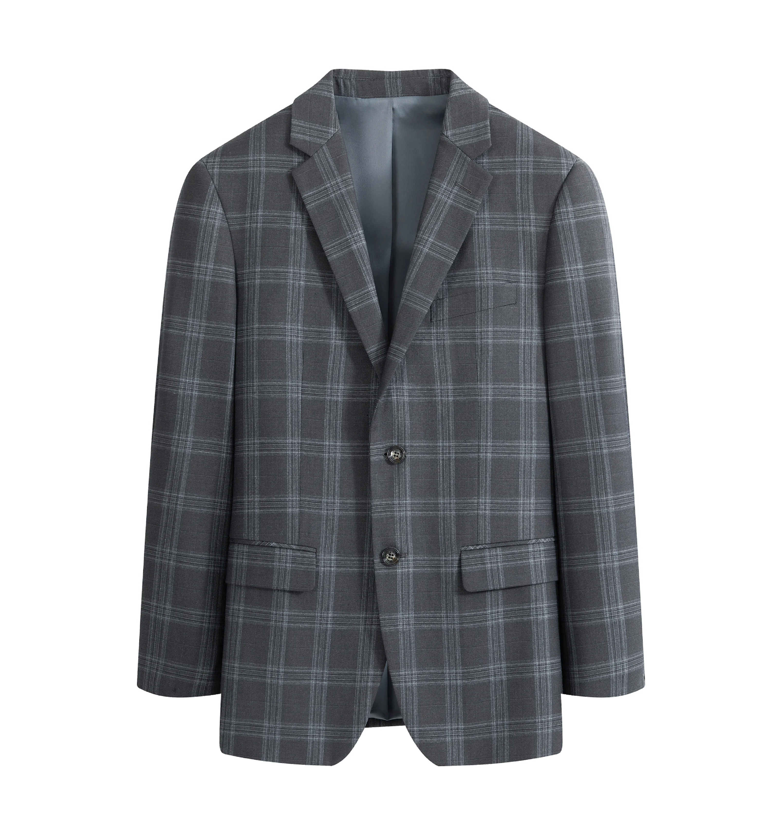 
Made in China famous brand quantity big discount mens fashion plaid commuter suit 