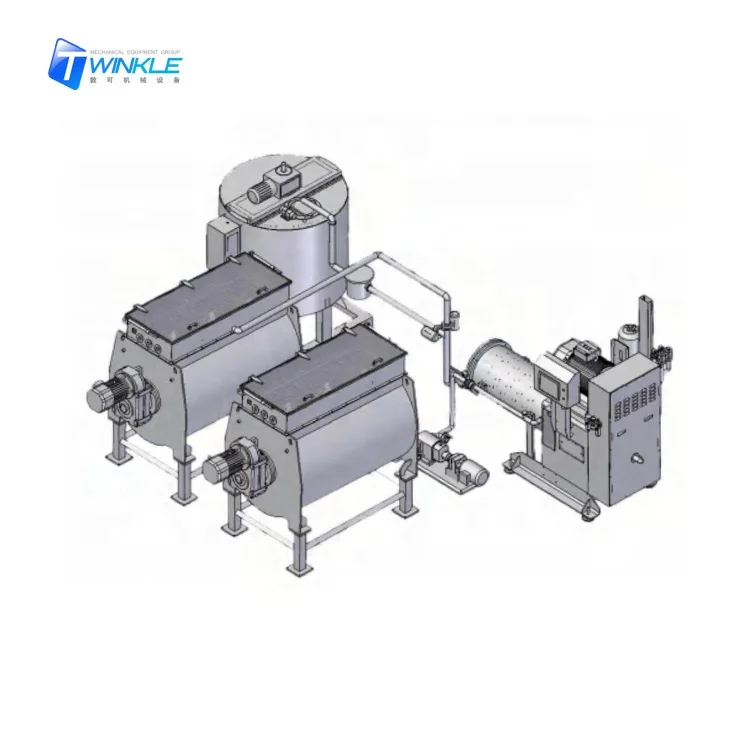Big capacity Horizontal Type Chocolate Ball Mill / ball mill chocolate Horizontal Type