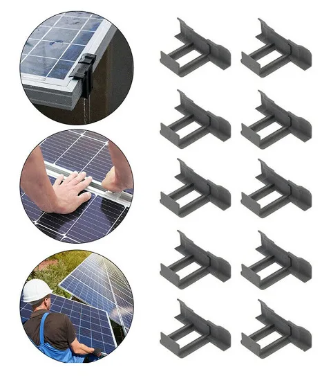 Solar panel pv module water dust dirty drainage dust  cleaning  clip device equipment