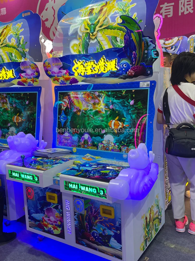 2024 Newest 2 Players Fishing Games Video Consoles Metal Fish Table OCEAN King 3 Fish Hunter Game Table