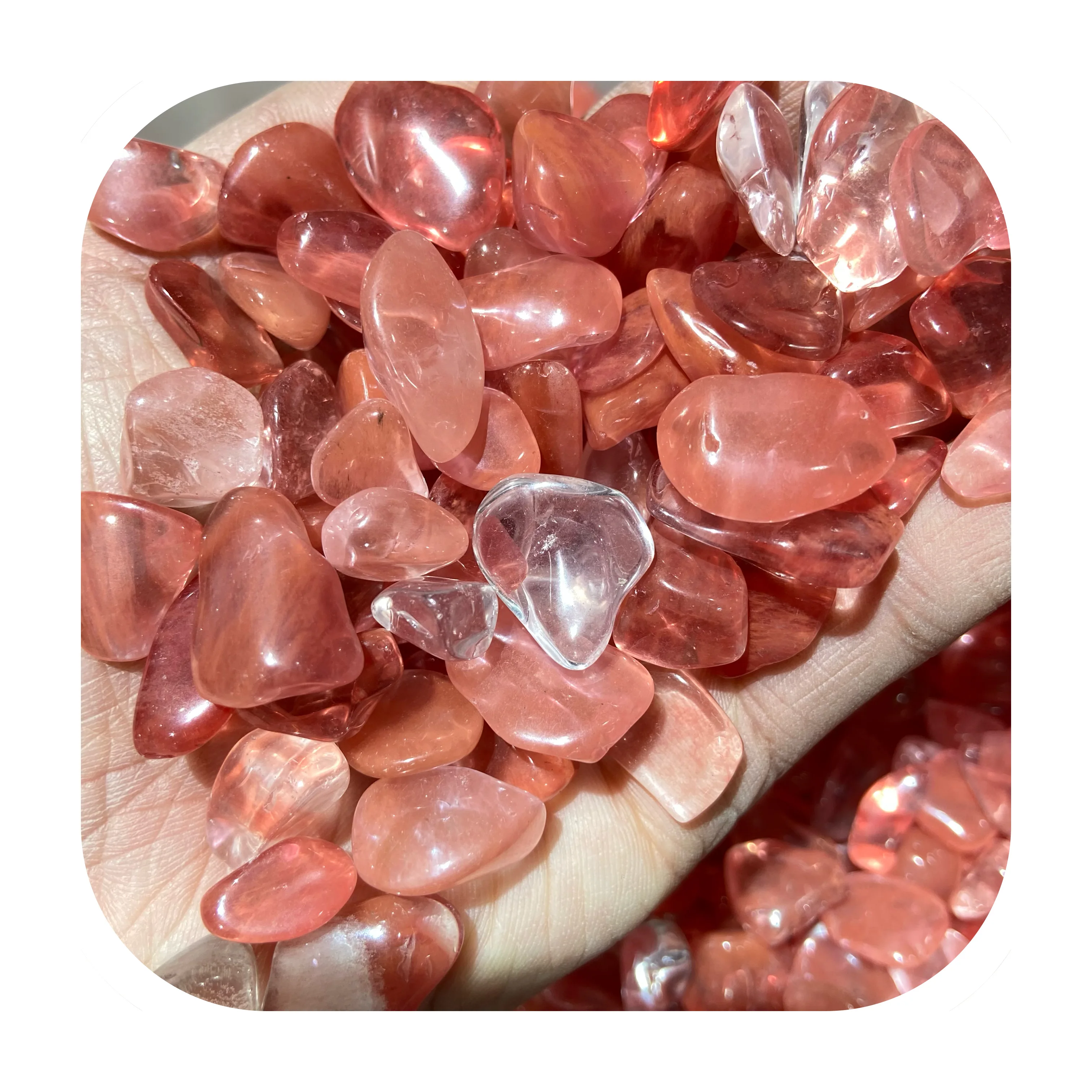 
 Оптовая продажа, Хрустальный исцеляющий натуральный камень, натуральный красный камень, плавильный камень, народное ремесло  