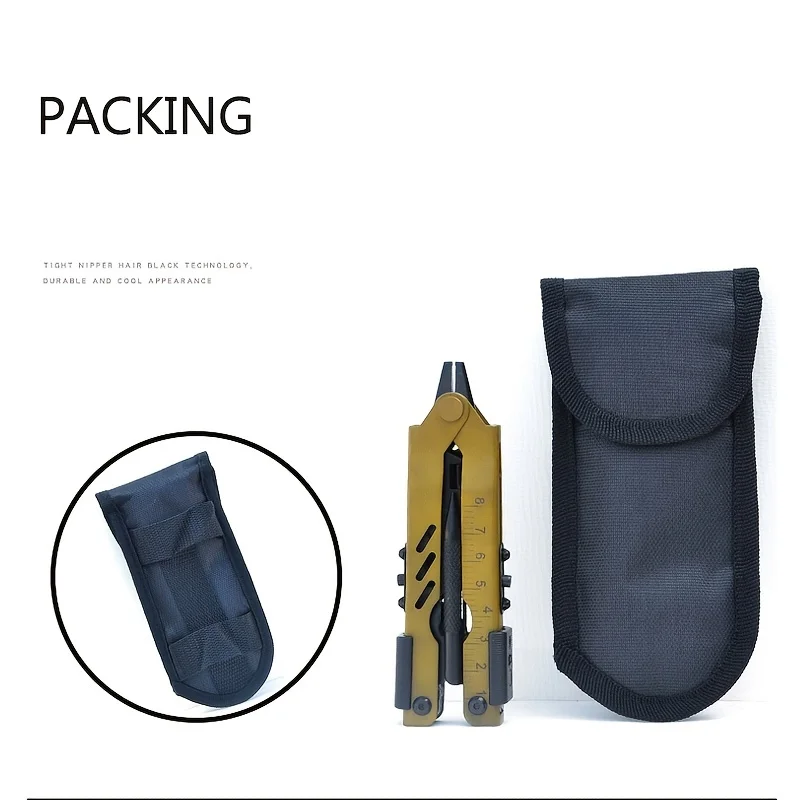 Factory Price Multitool Multifunctional Stainless Steel Folding Pliers Slide Switch Screwdriver Knife Features Durable Aluminum