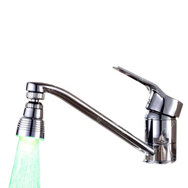 Multicolor FastFflashing Water Stream LED laboratory faucet