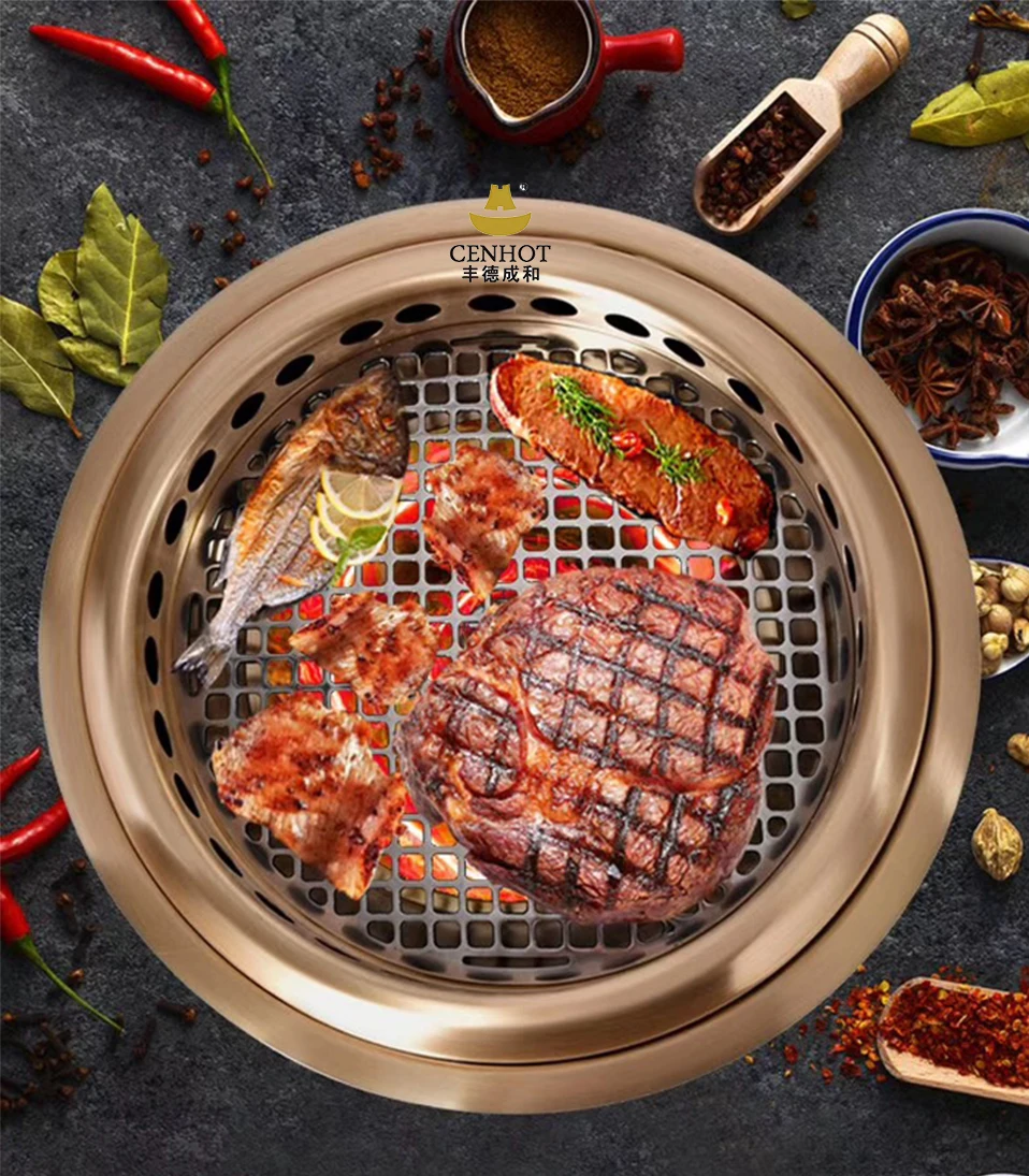 Cenhot High-capacity Restaurant Indoor Smokeless Yakitori Barbecue Grill