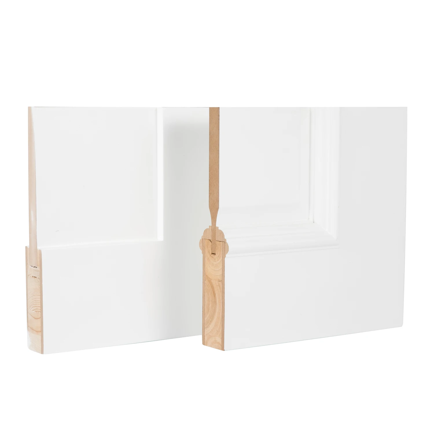 KANGTON Engineered Half Light Oak Door Glazed With Frosted Bevelled Valencia Glass for Apartment / office /Villa