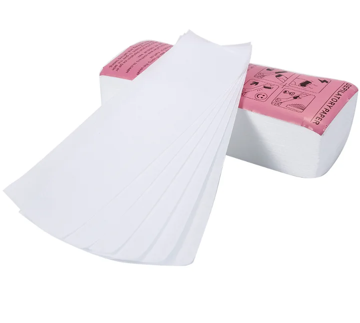 
High quality disposable non-woven fabric hair removal ready to use wax strips 