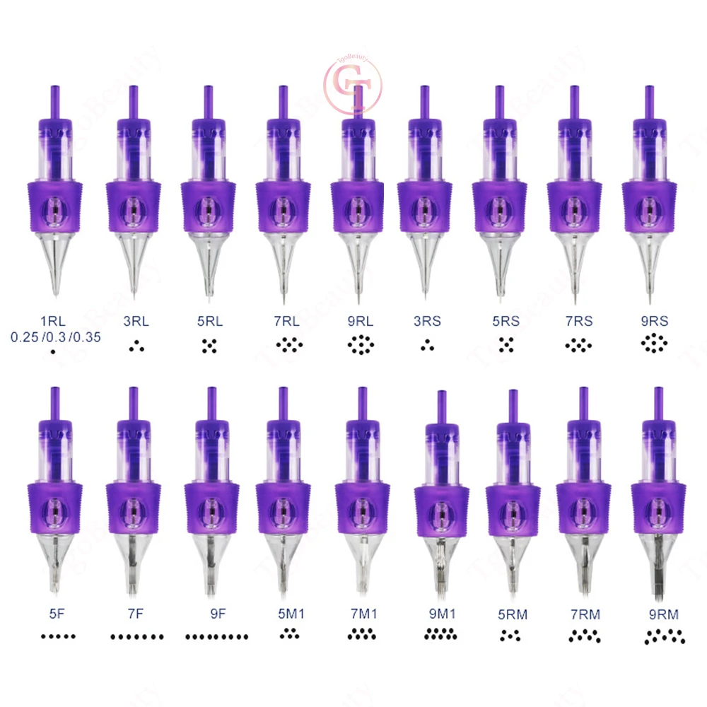 Wholesale Purple Universal Needles SMP Scalp Micropigmentation Tattoo Needles for SMP Tattoo Permanent Makeup