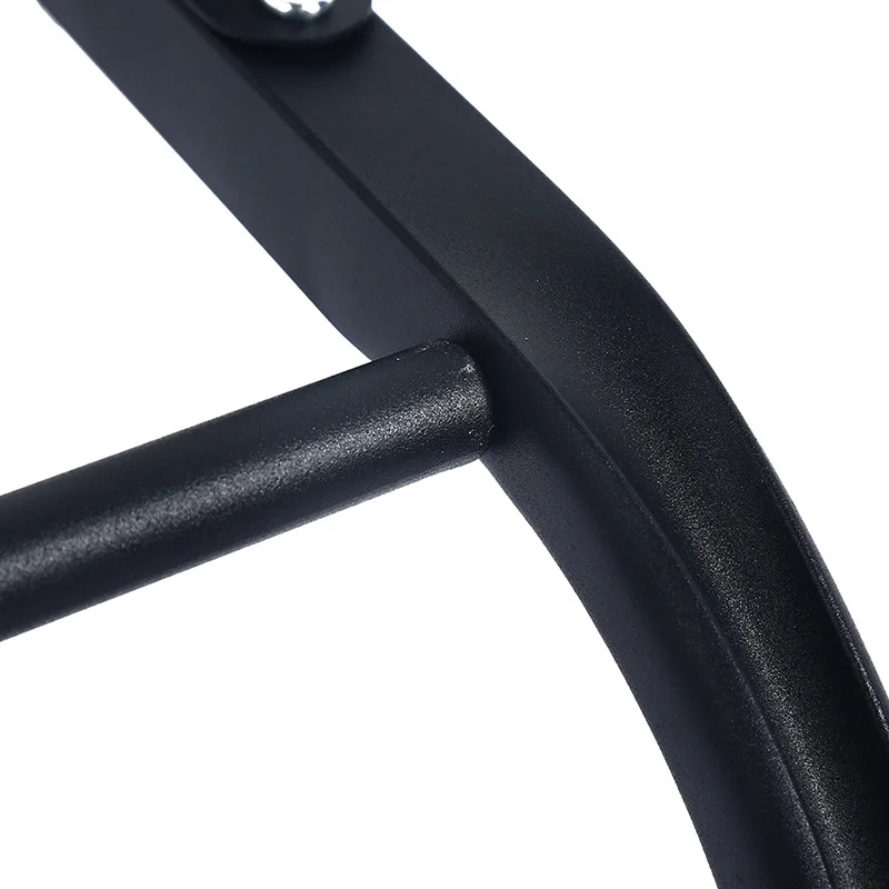 Heavy Duty Double Clothes Rail Rack Black Metal Frame Stand Coat Rack with Wheels