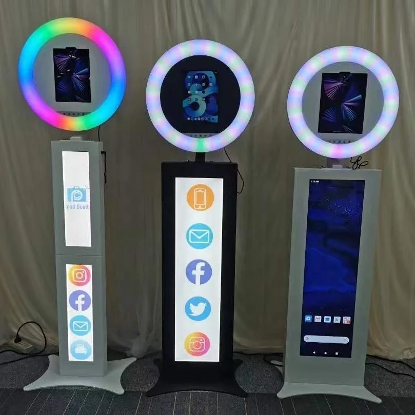 Ring Roamer Bullet Time Trackstar Video Booth Circle LCD iPad Photobooth LCD Photo Booth Machine