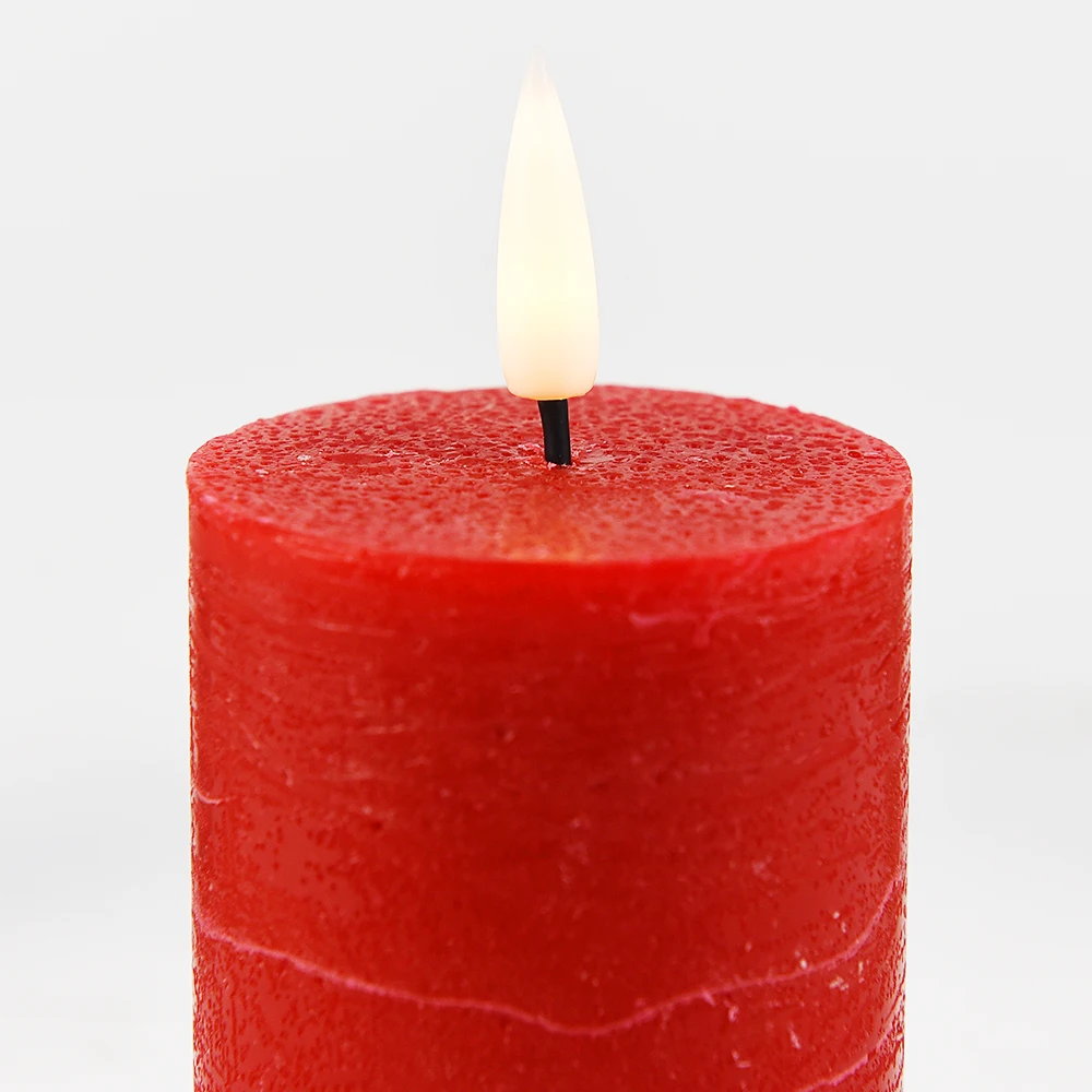 LED Flameless Candles Flackern Batteriebetriebene Elektrische Kerzen Mit Beweglichen Wick Dancing Flames Flat Led Candle