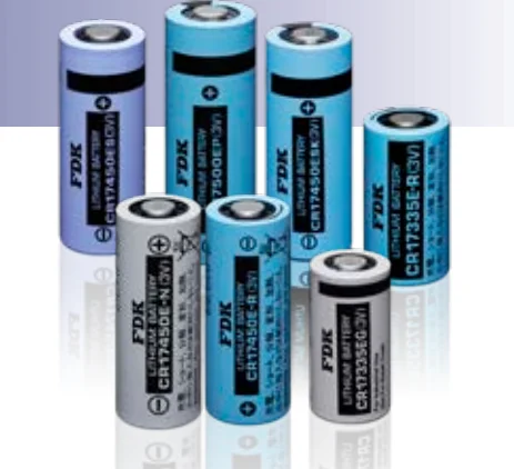 Original FDK 3V 2400mAh lithium battery CR17450E-R for safety device smoke sensor