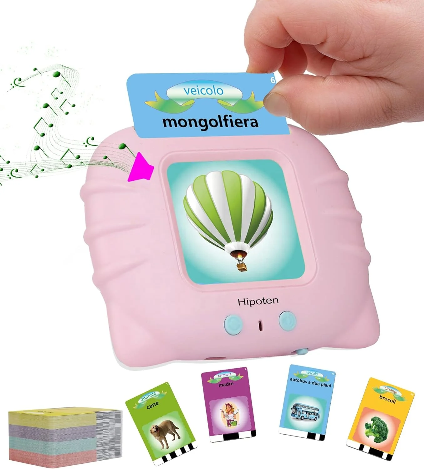 Children Preschool Educational Toys for Listening and Basic Learning 224 Words Talking Flash Cards toy