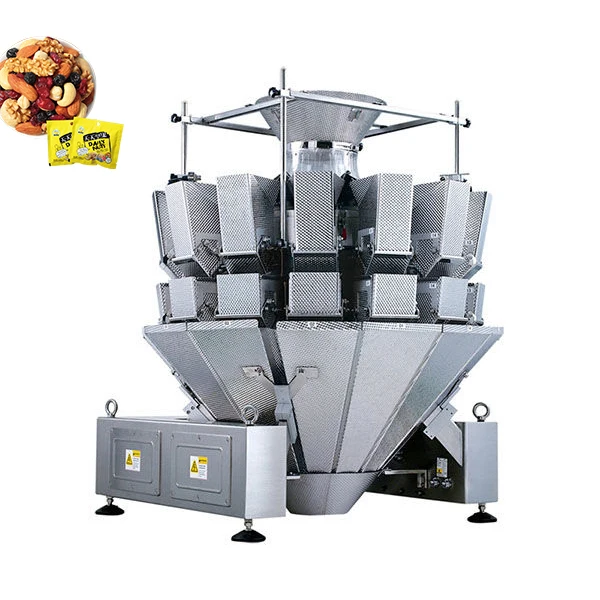 China guangdong factory vffs multihead weigher almond/Chestnut packing machine price