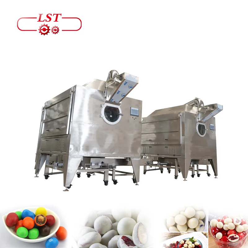LST High Quality Big Capacity Chocolate Jelly Candy Rotary Coating Machine
