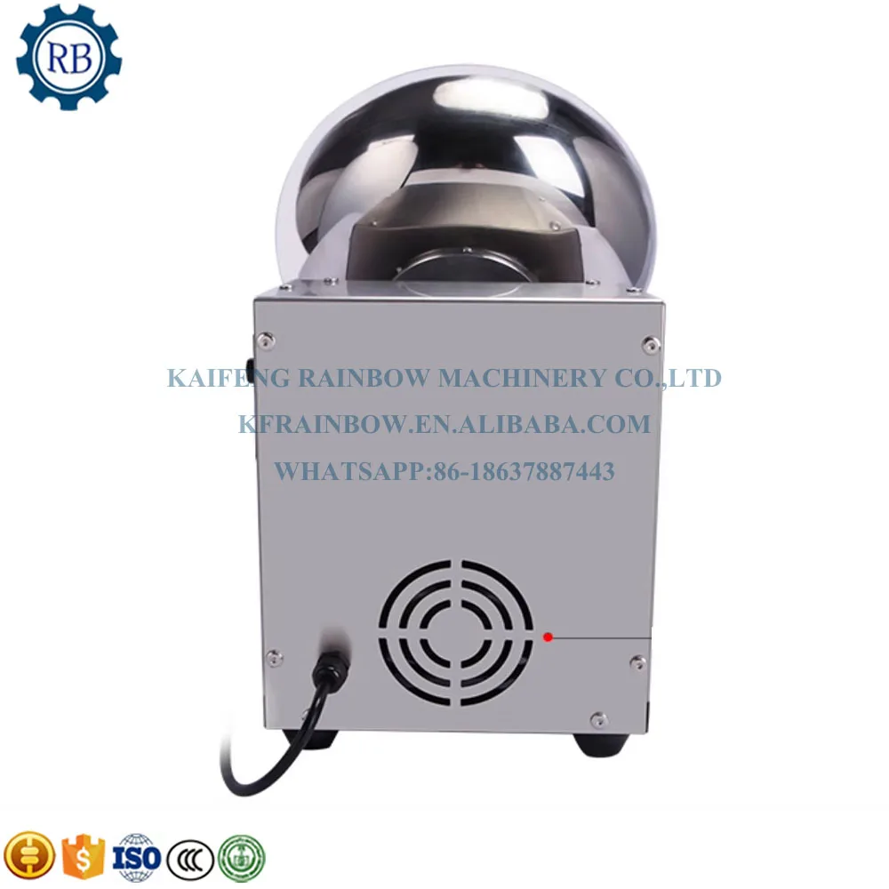 Plate Drum Sugar Chocolate Dragee Nuts Sweet Peanut Coating Machine Small Good Quality Stainless Steel Food Motor Silver Snack
