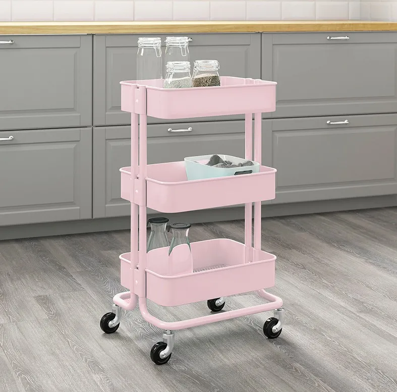 
Attractive Price New Type 3 Tier Trolley Cart Storage 