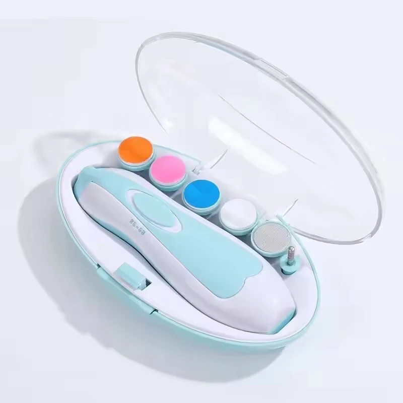 Wholesale Safe Baby Nail Clipper Set Toddler Nail File Care Tools With Led Light Electrical Baby Nail Trimmer For Newborn Kids