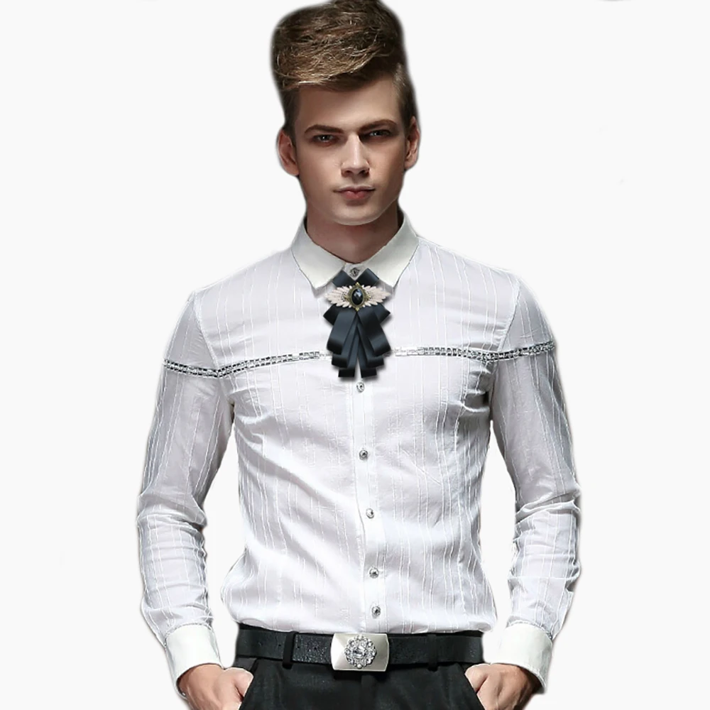 Высококачественные галстуки-бабочки в британском стиле многослойные для мужчин шафера лучший мужской свадебный галстук ювелирные