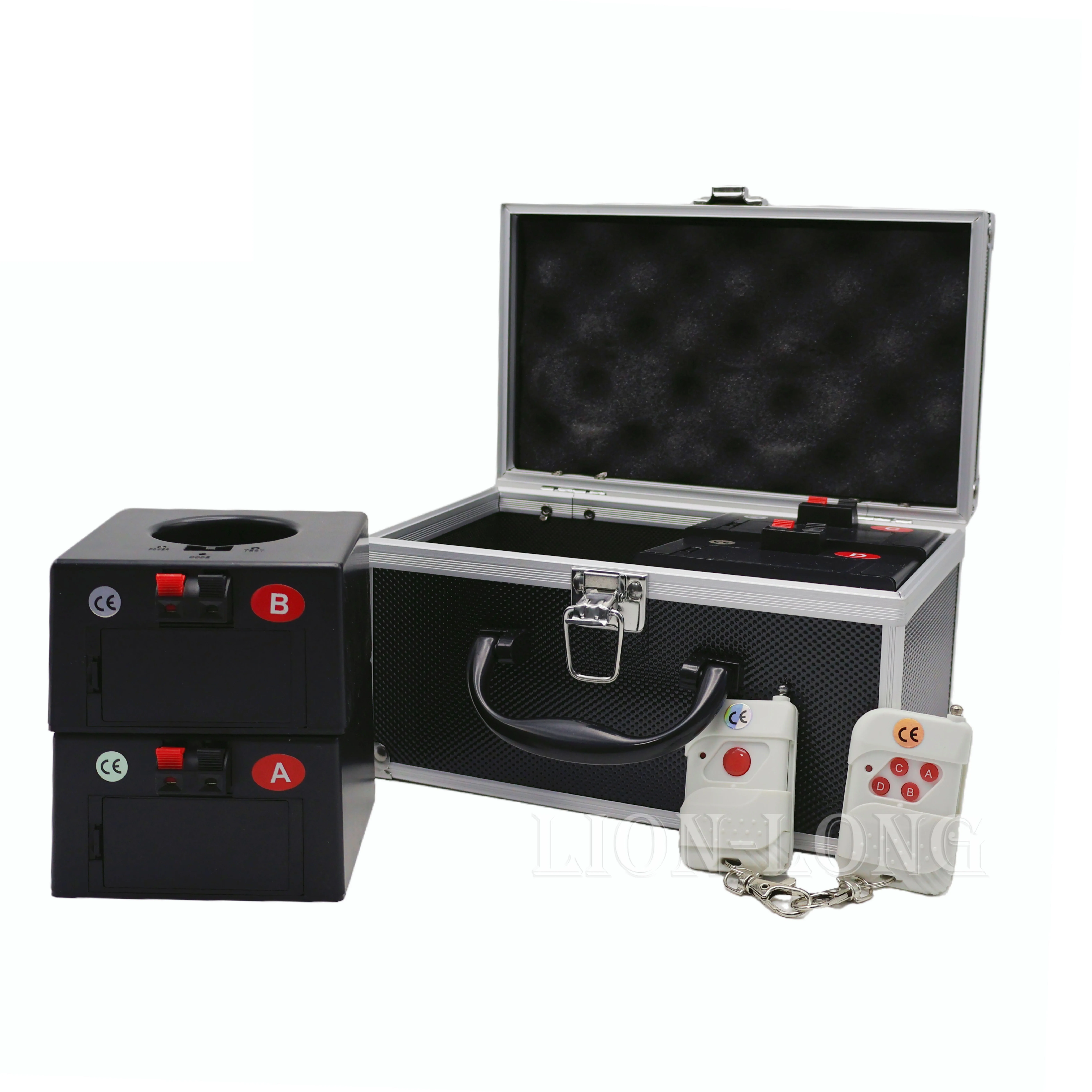 Cold Fountain Base Set of 4 Firing System for Weddings and Parties Durable Design With Cues