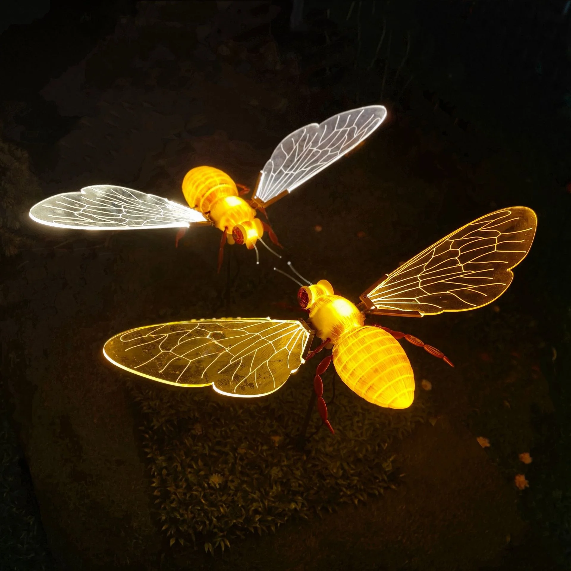 IP65 Waterproof Outdoor LED Lights Garden Honey Bee Ant Street Path Landscape Lamp for Outdoor Landscaping Event Garden Lighting