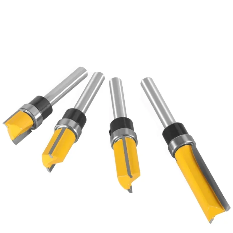 RCT Long Neck Round Nose Router Bit Woodworking Solid Carbide Milling Cutters Round Bottom Bit Tideway Core Box Router Bit