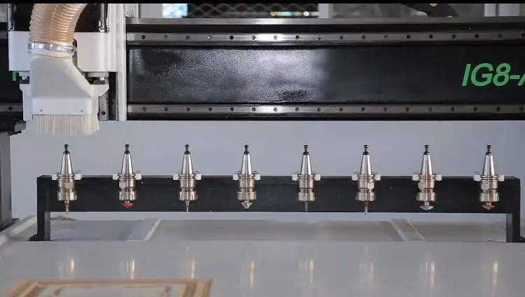  Jinan igolden горячая Распродажа экономичный 3d фрезерный станок ATC маршрутизатор ЧПУ Линейный 8 инструментов