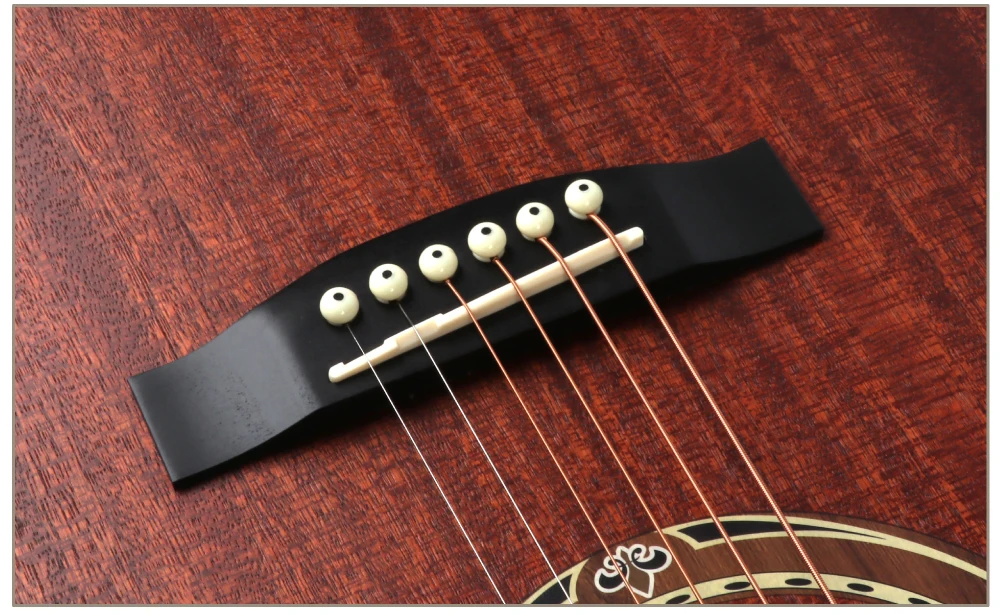 Factory wholesale OEM customization mini 36inch 3/4 size mahogany acoustic guitar