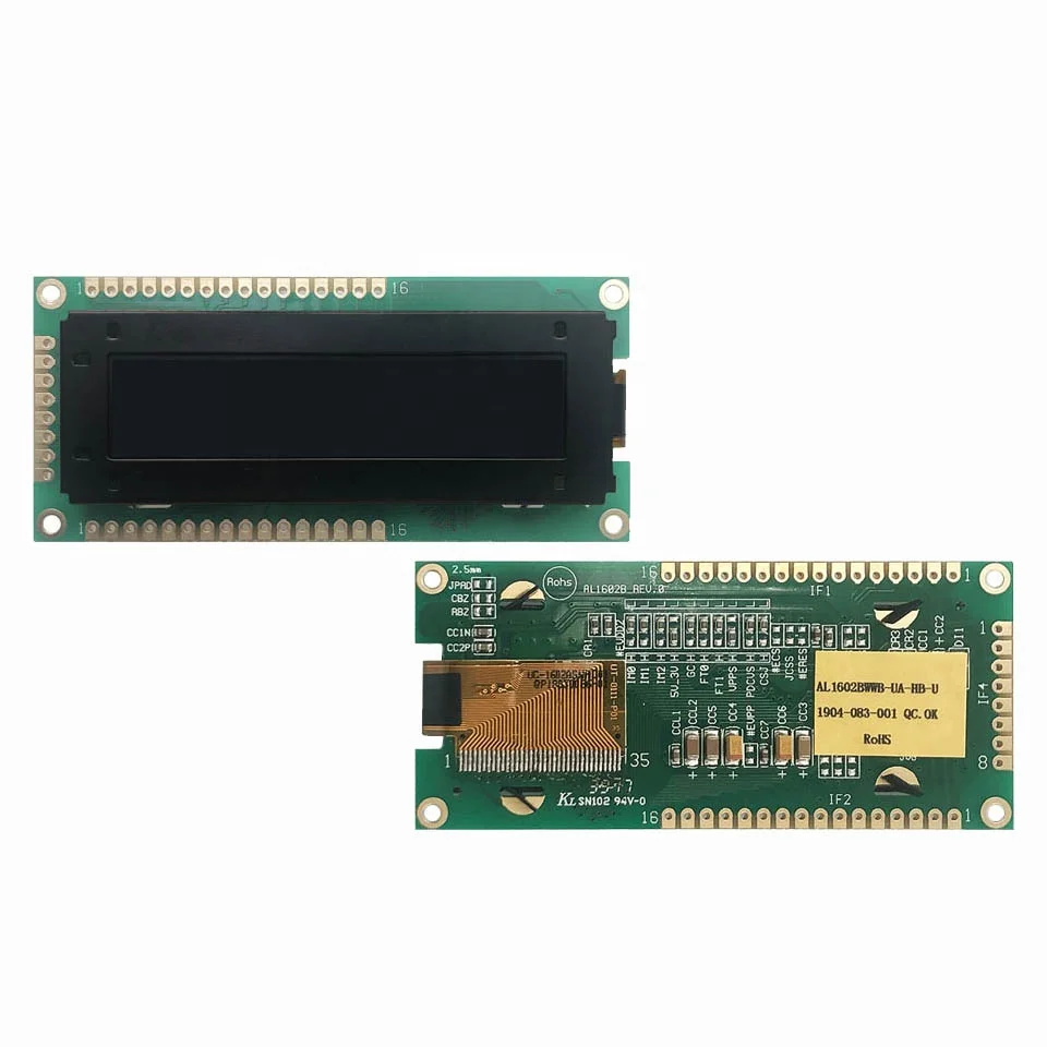  Реальный OLED-дисплей 80X36 1602 162 16X2 KS0066 COG ЖК-модуль с параллельными символами дисплей LCM панель экрана поддержкой SPI IIC